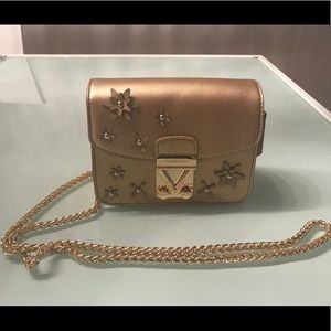 Mario Valentino Gold Crossbody